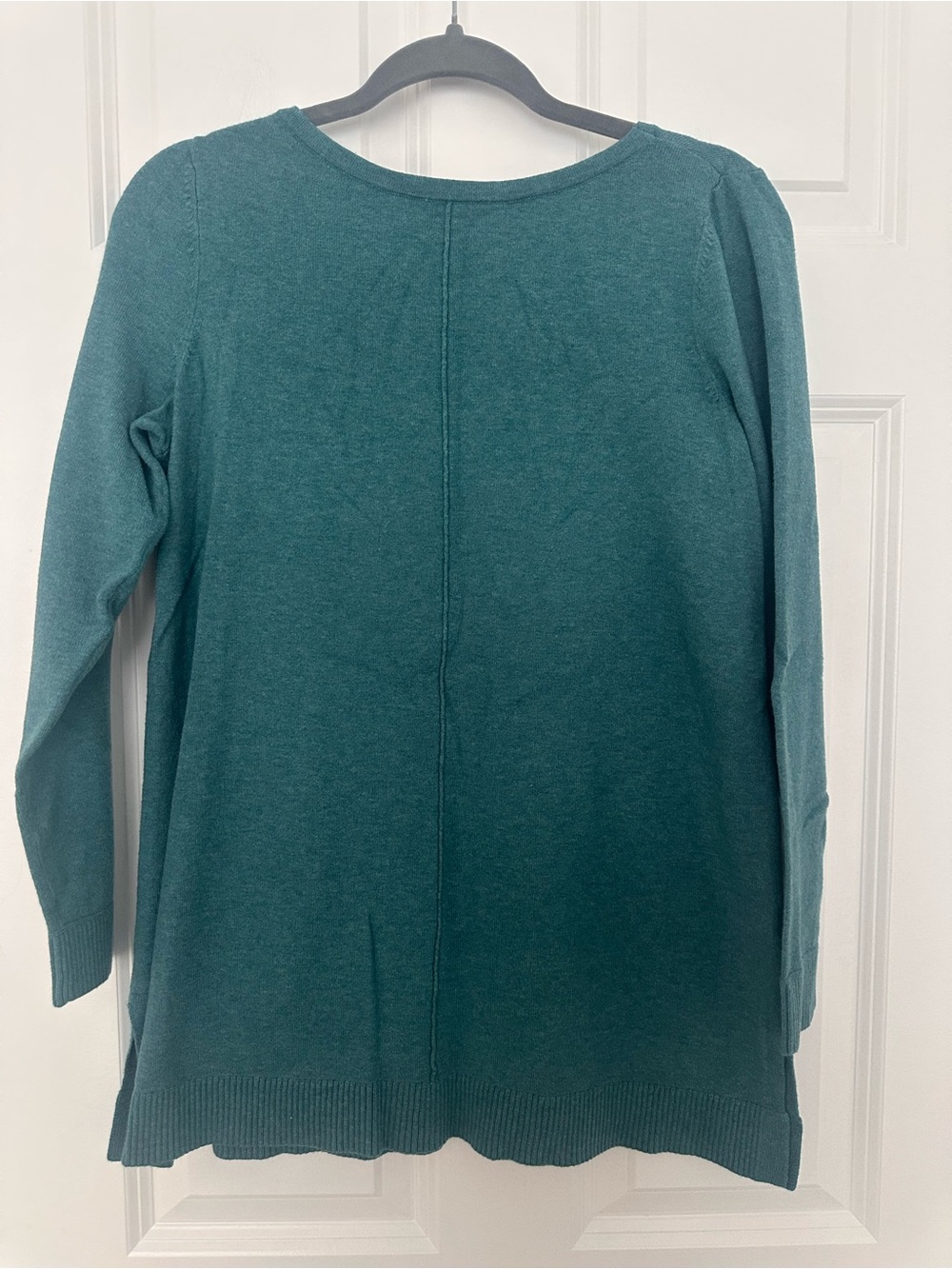 J. Jill Teal Long-Sleeve Pullover Sweater